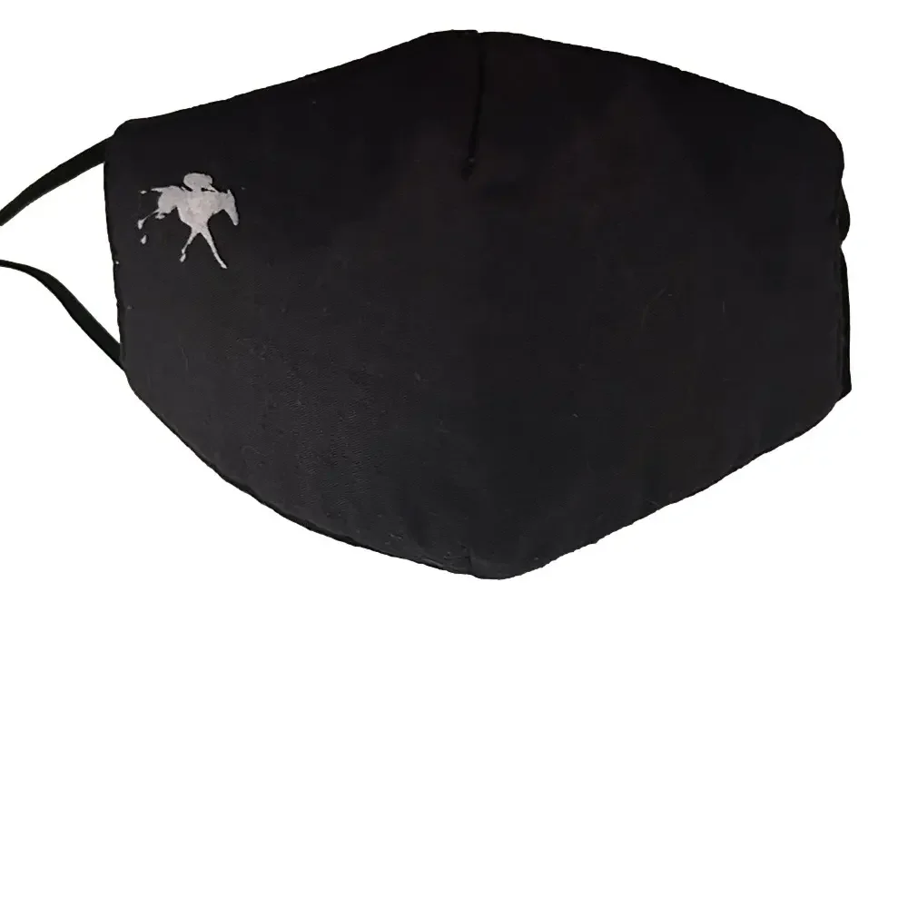 Ralph Lauren Polo Face Mask Navy Blue Unisex Logo Adjustable Straps Authentic